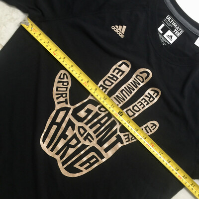 RARE Adidas Nelson Mandela Masai Ujiri Giants Of Africa T-Shirt