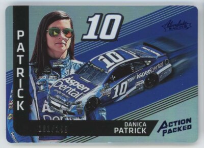 2017 Panini Absolute Action Packed Spectrum Blue #AP4 Danica Patrick 161/199