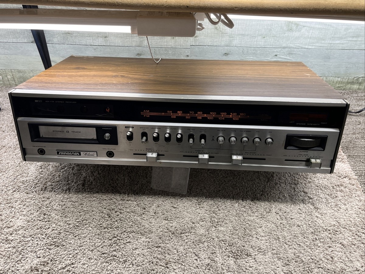 Soundesign Classic 4485D AM/FM Stereo and 8-Track Player Tested