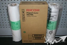 2 Genuine Ricoh HQ-90L Masters Rolls HQ7000 HQ9000 HQ90L HQ 90 893265 OEM HQ90L