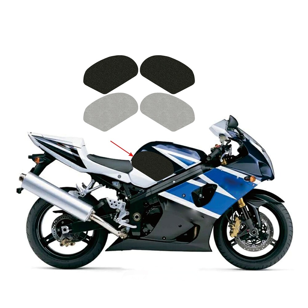 MW Anti-slip Fuel Tank Pad Side Knee Traction Grip For Suzuki