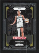 Dana Evans 2024 Prizm WNBA Monopoly Chicago Sky #55