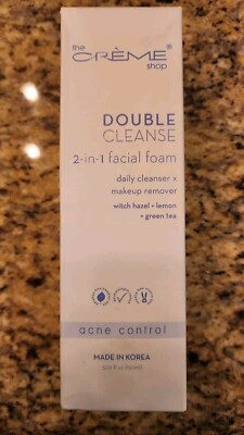 The Crème Shop Double Cleanse 2 in 1 Daily Cleanser & Makeup Remover 5.07oz