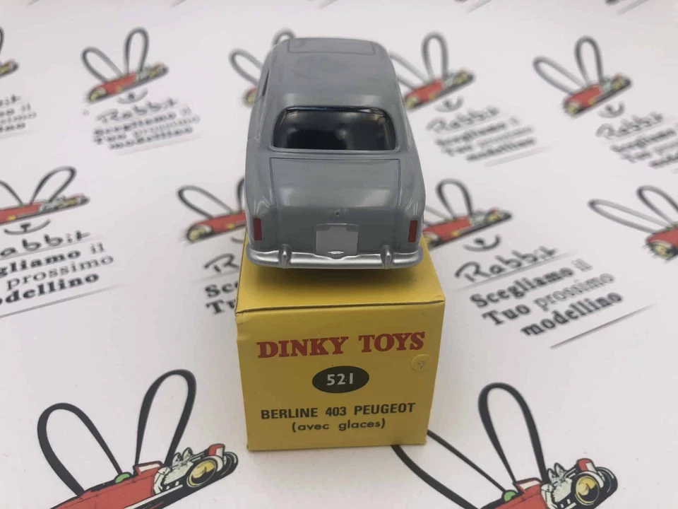 DIE CAST 1/43 " BERLINE 403 PEUGEOT AVEC GLACES " DINKY TOYS DEAGOSTINI (ATLAS) - Immagine 4 di 4