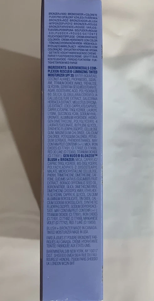 bareMinerals Face Radiant Complexion Duo Rescue Tinted Moisturizer Blonzer - Image 4 of 4