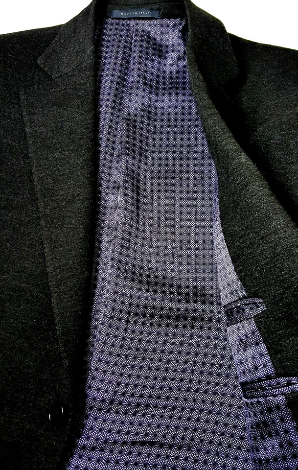 Abrigo deportivo Pal Zileri SU MISURA 40R CACHEMIR Jersey - Carbón - Bolsillo de parche Foto 4 de 4