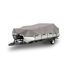 Seal Skin Heavy Duty Trailerable Pontoon Boat Cover, Fits 21 to 24ft Long & u...
