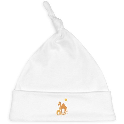 'Camel Mummy And Baby' Baby Beanie Hat (BH00030812)