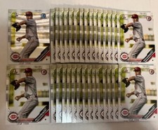 (x30 Lot) Lyon Richardson 2019 Bowman #95 (1st Bowman) CHROME Cincinnati Reds RC