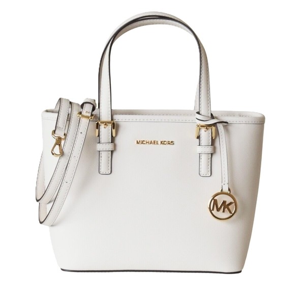 Michael Kors UmhäNgetasche Tasche Bag Jet Set Travel Xs Tote Leder Light Cream-image