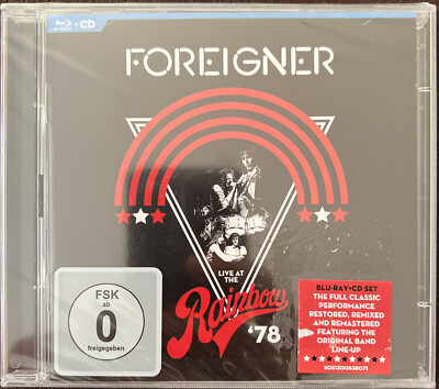 Blu-ray + CD - FOREIGNER - LIVE AT THE RAINBOW '78 / Rainbow 78 - Blu-ray + CD