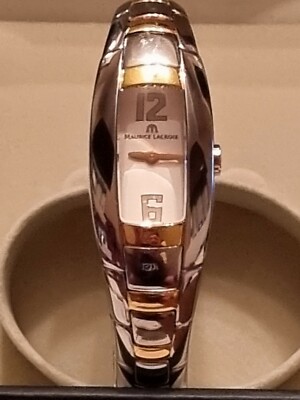 Maurice Lacroix Intuition Ladies Watch Gold/Silver Saphire Glass RRP now £1220.