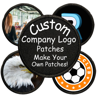 Custom Your Company Logo Bild Aufbügeln Patches hochwertiges Druckabzeichen