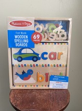 melissa and doug first words wooden spelling boards