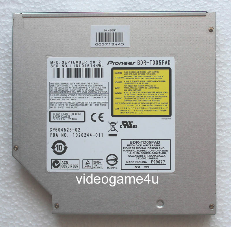 Pioneer BDR-XD05R2 Blu-ray Writer　ブルーレイ Amazon.com: Pioneer BDR-TD05AS 6x Blu-Ray BD-RE Writer Burner