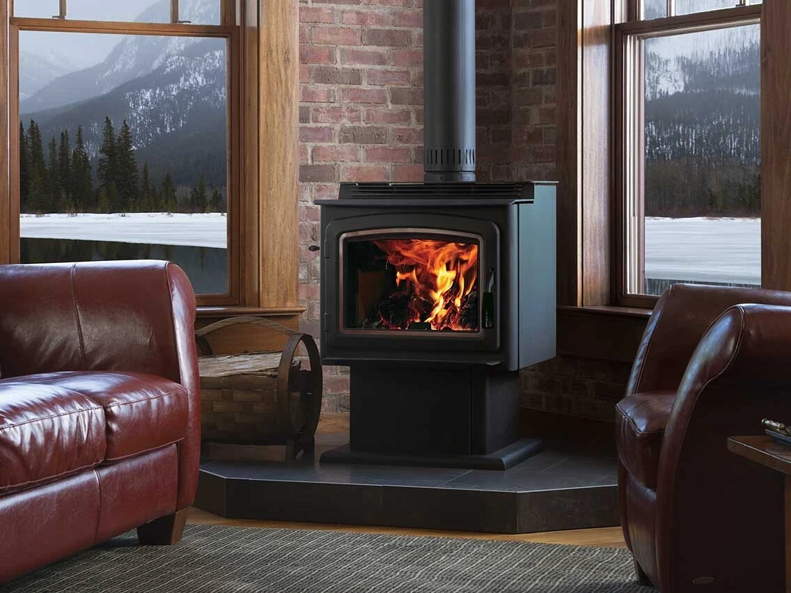 IronStrike Grandview 230 Wood Burning Stove, 2.3 Cubic feet, GV230GL | eBay