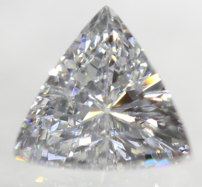 0.14 Carat H Color VS1 Triangle Natural Enhanced Loose Diamond 3.82X3.81mm