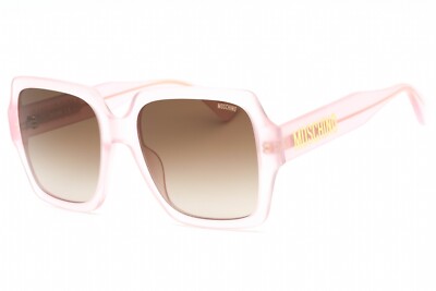 MOSCHINO MOS127/S 035J HA Sunglasses Pink Frame Brown  display picture 1