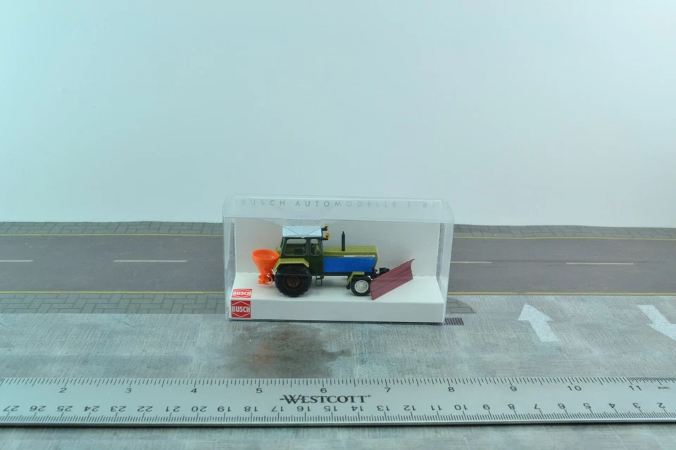 Busch 42822 Fortschritt ZT 300 Agricultural Tractor w/ Snow Plow 1:87 HO Scale - Image 2 of 2