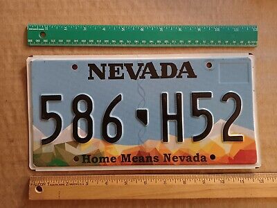 50 "Home Means Nevada" License Plates