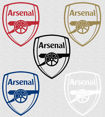 Sticker Officiel Arsenal FC – Autocollant Football Rouge Et Blanc