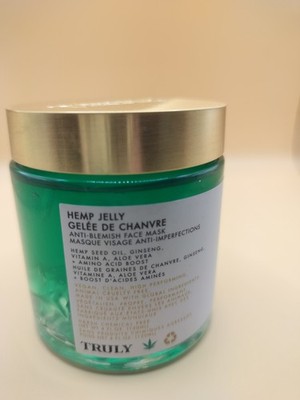 TRULY Hemp Jelly Anti-Blemish FACE MASK - 4 oz - Vegan