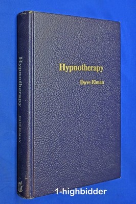 Clinical Hypnosis Dave Elman Hypnotherapy 3rd Ed Hardcover 1981 Westwood Rare