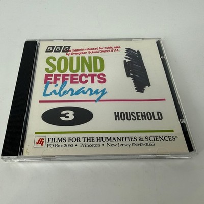 BBC Sound Effects Library Vol 3 Household CD 1991 Films for the Humanities SFX