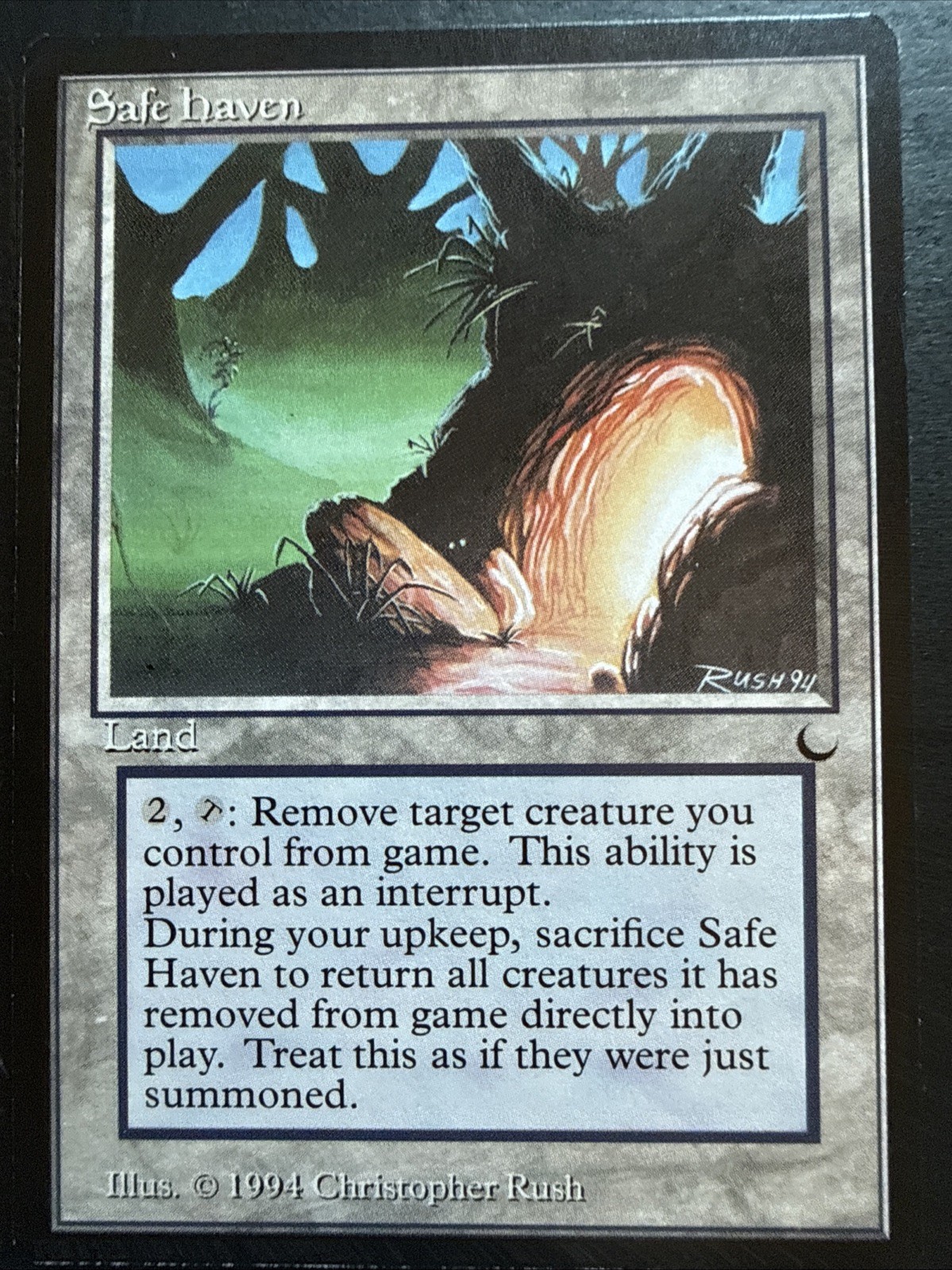 Safe Haven the Dark MTG Magic the Gathering Card LP Condition