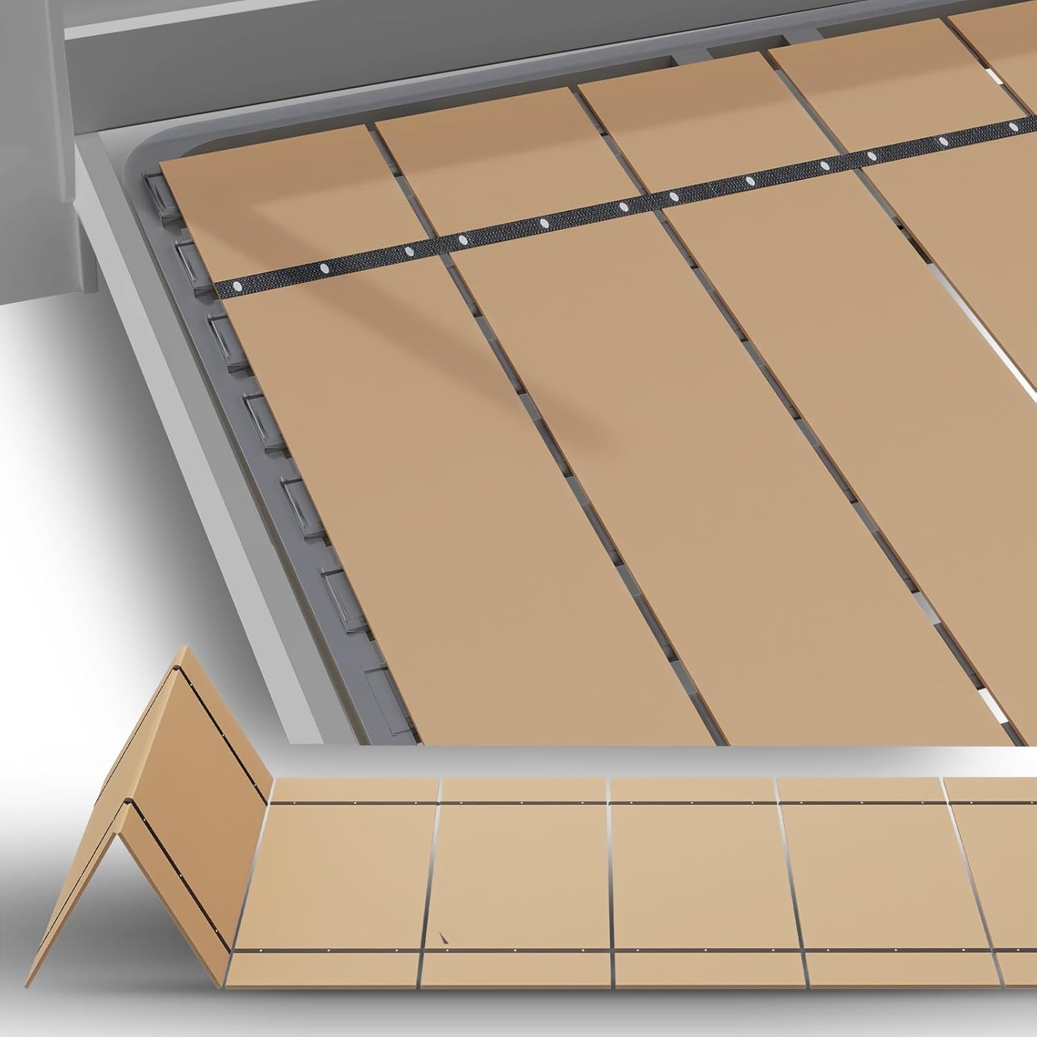 Bunkie Board Thin 6Mm Full Size (54 X 76 In) Heavy Duty Bed 