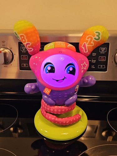 Fisher-Price DJ Bouncin Beats Interactive Musical Learning Toy Lights Bouncing