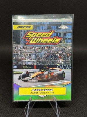 2025 Topps Chrome Formula 1 F1 Lando Norris Speed Wheels Insert #75-MCL