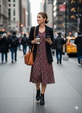 Sa2 Sixe 11 Button Up Midi Dress Vintage,career, Lagonlook, Academia,...