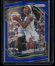 2025 Panini Prizm WNBA #27 Diamond Miller Blue Prizms #/199
