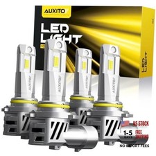 9005 9006 Bulbs Combo, 800 Highly Bright 6500K Cool Real 1:1 9005 9006 White