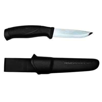 Morakniv Companion Fixed Drop-Point Knife, 4.1-Inch Sandvik Stainless Steel
