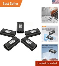 5-Pack USB C Female to Female Couplers - 80Gbps Transfer 240W Fast Charging