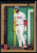 2025 Topps Update #US112 Romy Gonzalez Gold #/2025