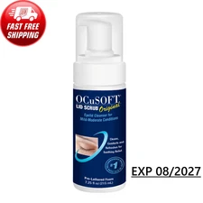 OCuSOFT Lid Scrub Original Foaming Eyelid Cleanser 7.25 Ounces, 215 Milliters