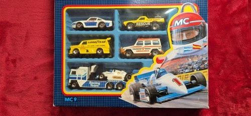 Vintage Matchbox Motorcity MC-9 Car Racing Set, Used Good Condition, c1989