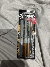 Sharpie Permanent Markers | Fine Point for Bold Details | Assorted Metallic