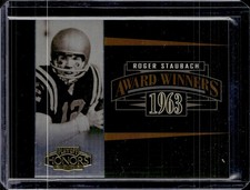 2005 Playoff Honors #AW-15 Roger Staubach Award Winners Foil /250 Cowboys (50A)