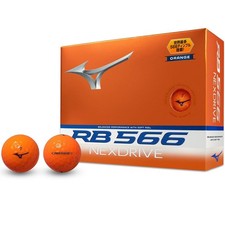 MIZUNO RB 566 NexDrive Golf Balls, 1 Dozen, Orange, 5NJBT324