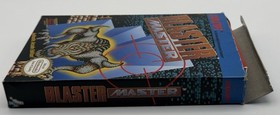 Blaster Master NES CIB poster completo, manuale e mondi del potere libro vintage