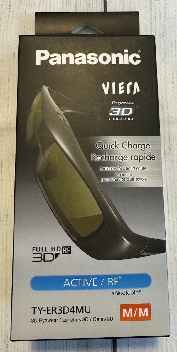 Las mejores ofertas en Gafas de televisión Panasonic 3D y