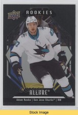 2022-23 Upper Deck Allure Rookies Black Rainbow Adam Raska #117 READ 18ug