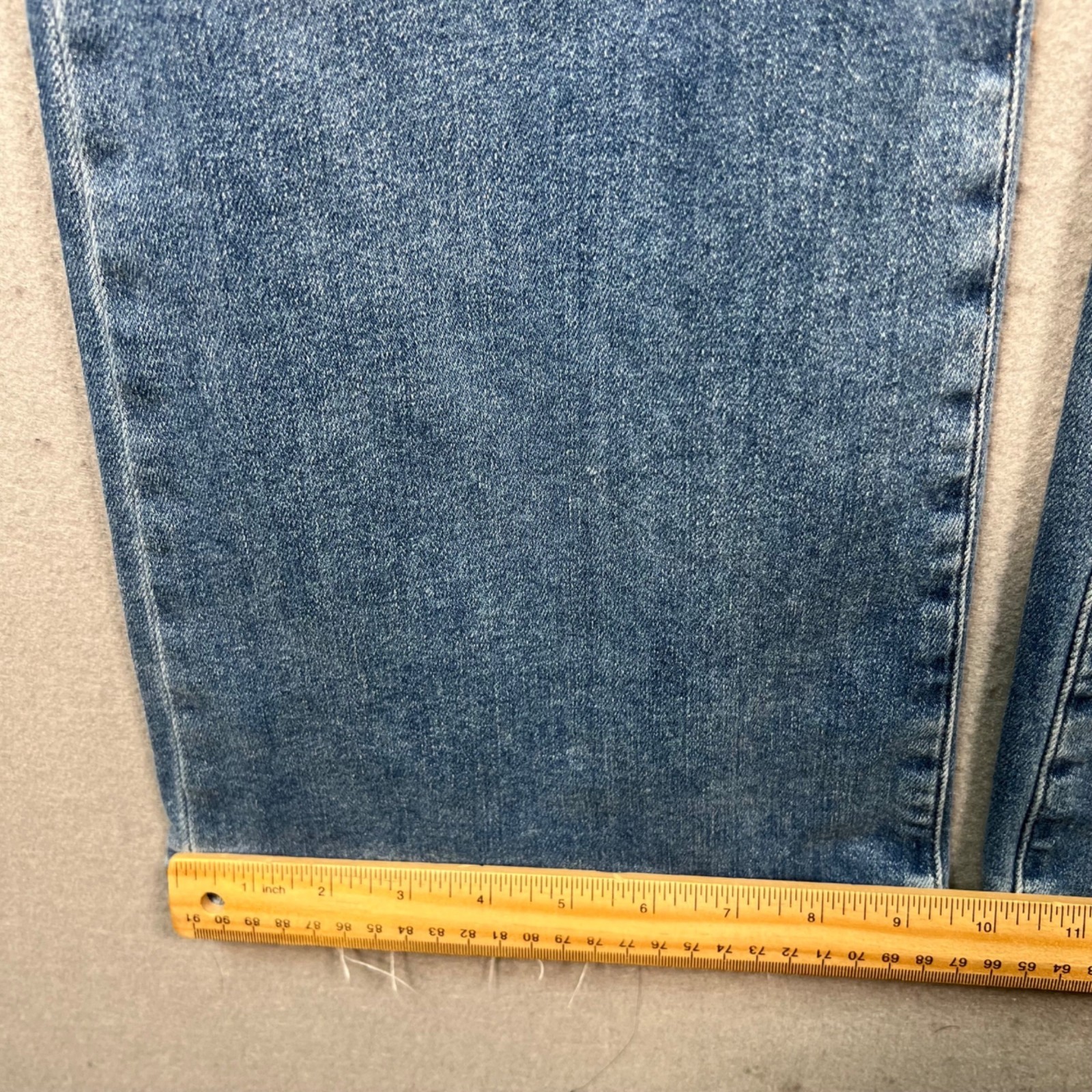 Good American x Zara Collection 2022 Blue Flare Denim Jeans Womens Size 15 / 47 thumbnail 8