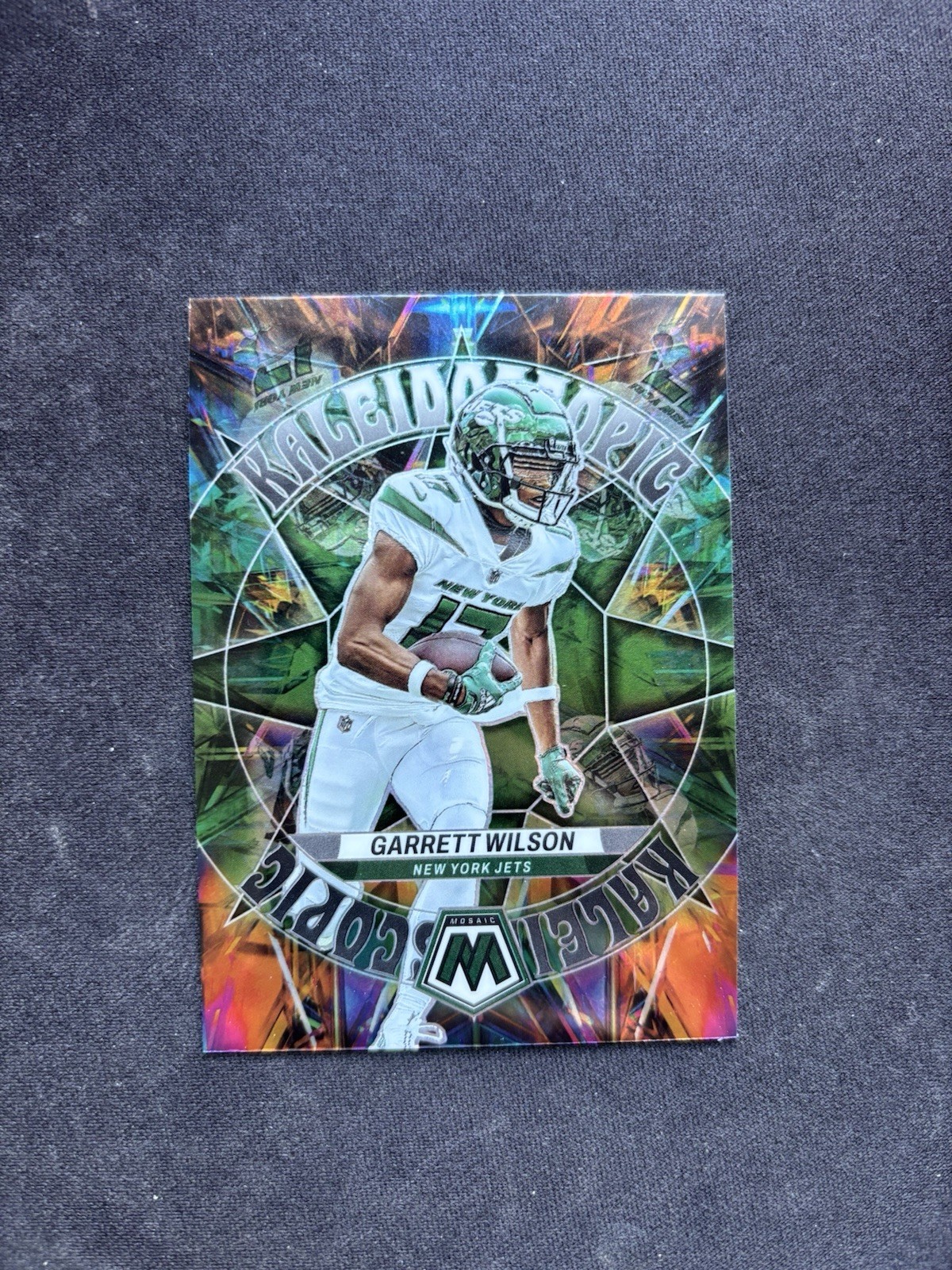 2023 Panini Mosaic Football Garrett Wilson Kaleidoscopic Rare SSP Case Hit!
