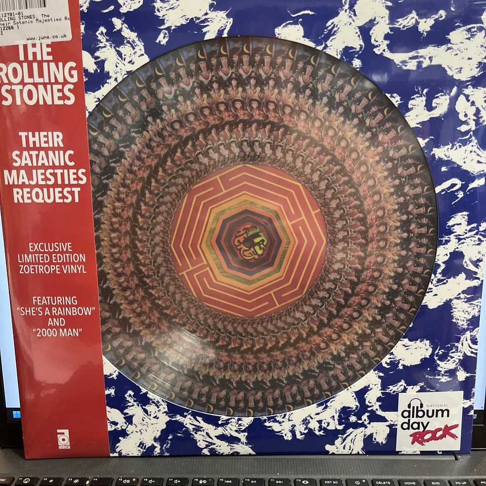 THE ROLLING STONES THEIR SATANIC MAJESTIES REQUEST  ZOETROPE DISC IMPORTED NEW - Image 2 of 4