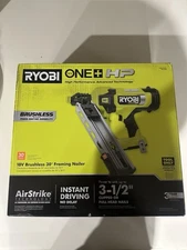 Brand NEW RYOBI  18V Brushless Cordless AirStrike 30° Framing Nailer Tool Only